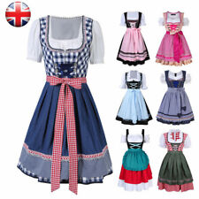 Women's German Traditional Dirndl Dress Oktoberfest Bavarian Beer Girl Costume