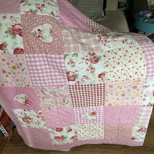 Handmade shabby chic quilted - shabby,