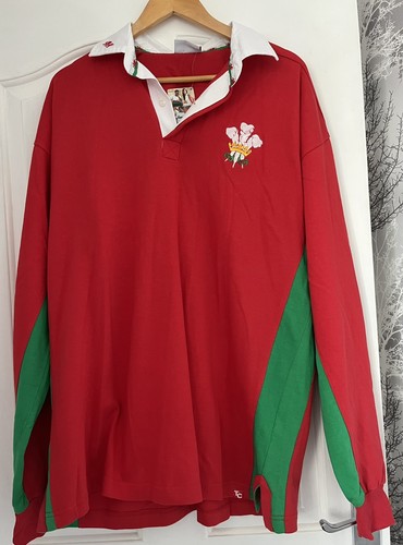 Wales polo rugby top long - wales,