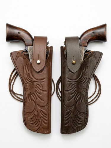 Genuine leather gun holster - genuine,