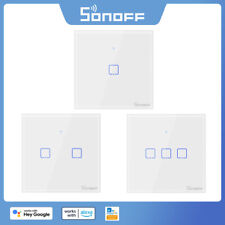 SONOFF WiFi Touch Wall Light Switch Smart Light Switch Works with Alexa Google