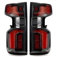 Upgrade Tail Lights For 2019-2023 Chevy Silverado 1500 LED Black Pair Conversion