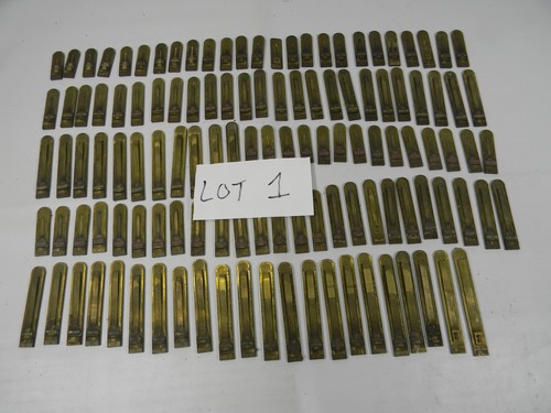 Brass pump organ reeds lot - brass,