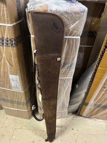 Devonshire leather gun slip - leather, up