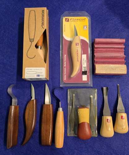 Flexcut morakinv hook knife - &,