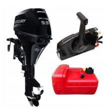 9.9HP MERCURY Long Shaft Electric Start 4 Stroke Outboard with Remote Tank Line