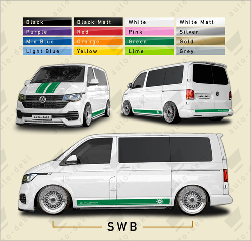 Fits transporter swb - vw, t6