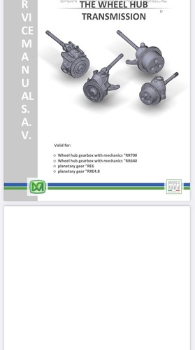 Merlo telehandler front axle - telehandler,