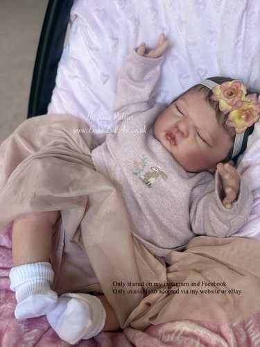Reborn baby girl doll - baby, by