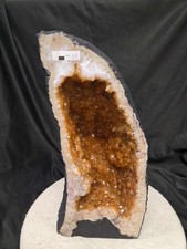 Citrine Geode 513 Crystal Cluster Druzy Premium Grade 11.82kg H41xW18xD15cm