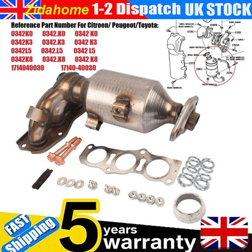 Catalytic converter fitting - catalytic, w/