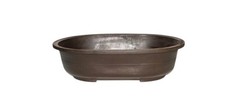 Brown Mica Bonsai Pot Oval