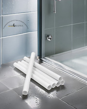 16 WHITE RADIATOR PIPE COVERS