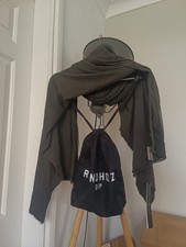 Rundholz Dip Pine Green Relaxed Scarf Bag Avant Garde Lagenlook Christmas Gift 