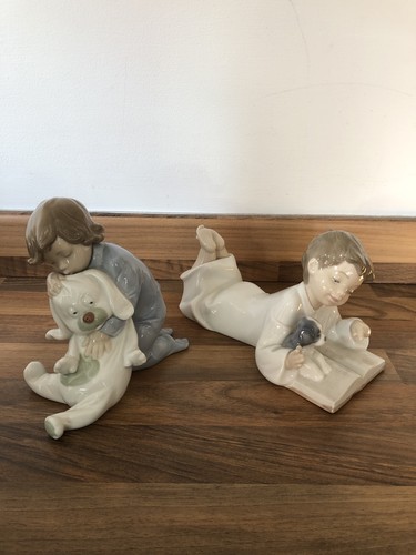 Nao lladro goodnight - lladro, kiss