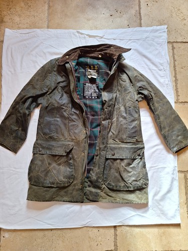 Barbour northumbria green wax - northumbria,