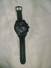 Breed The Titan Watch Black Face Black Wristband Tachymeter Chronograph Watch