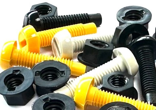 Vehicle number plate screws - 6x,