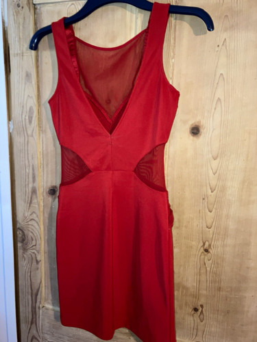 Lipsy women red bodycon knee - women's,