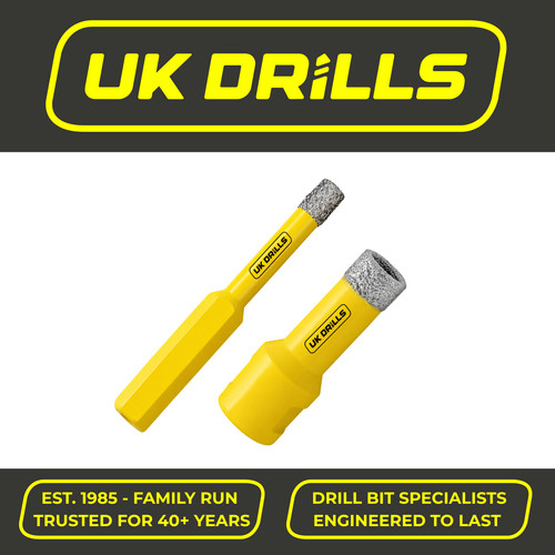 Diamond glass tile drill - glass, bits