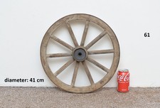 Vintage old wooden cart wagon