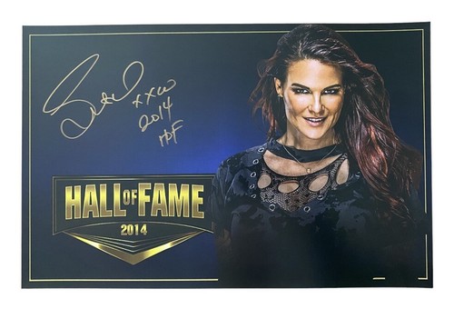 Autographed lita wwe hall - autographed, of