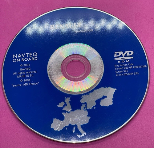 Renault sat nav disc - nav,