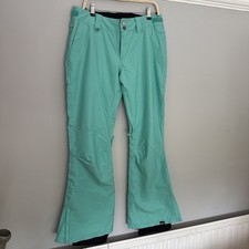 ROXY BACKYARD PANT WOMENS SKI TROUSERS UK SIZE XL - AQUA GREEN RRP £115 