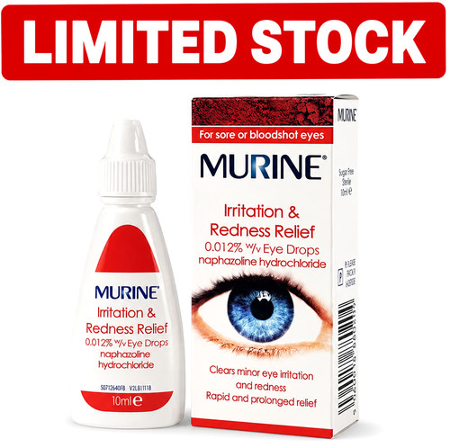 Blood shot eye drops - blood,