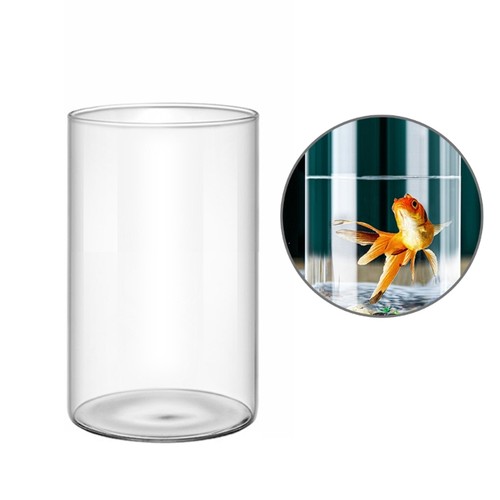 Modern clear glass flower - flower, vase