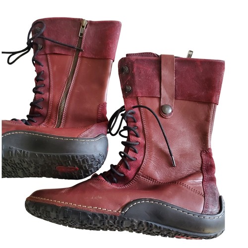 Wolky burgundy leather lace - wolky,