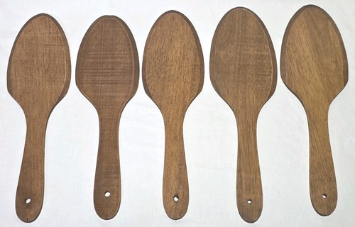 Lot vintage wooden butter - 5,