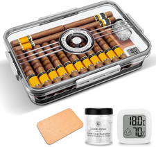 Acrylic Cigar Humidor Jar with