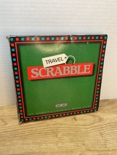 Vintage Travel Scrabble Board Game Spears Games Clip In Tiles