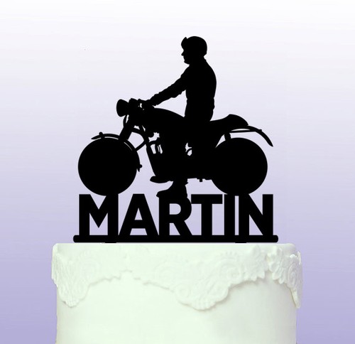 Personalised classic motorbike - personalised,