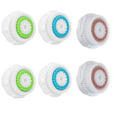 6 Pack Clarisonic Replacement Deep Pore Cleansing Brush Head for Mia 1,2,3
