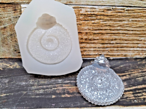 Jeweled seashell small trinket - jeweled,