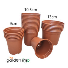 Plant Pots Plastic 9cm 10.5cm