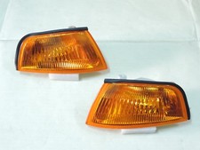 Crystal Amber Corner Lights Lamps-95~98 For Mitsubishi Lancer Evo 4 IV Mirage