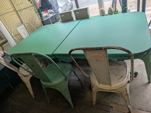 Upcycled vintage dining - vintage, table