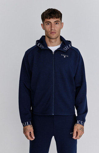 Siksilk mens navy full zip - siksilk,