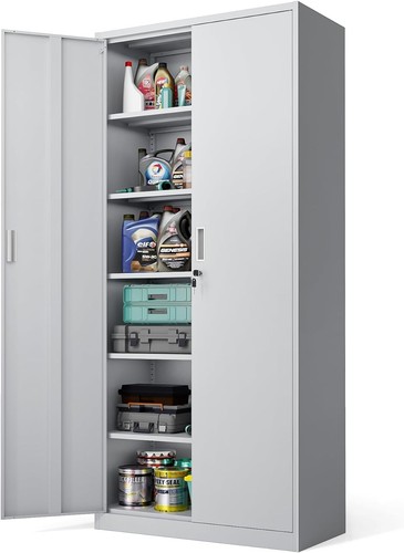 Metal two door office filing - office,
