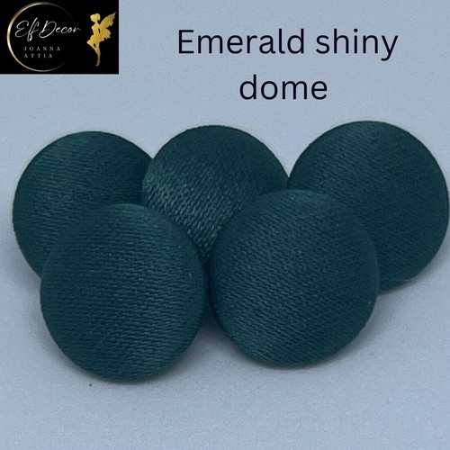 Emerald green satin fabric