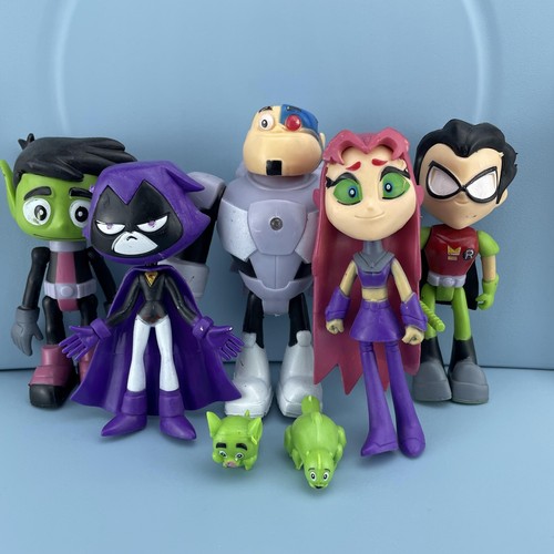 7pcs teen titans robin - titans,