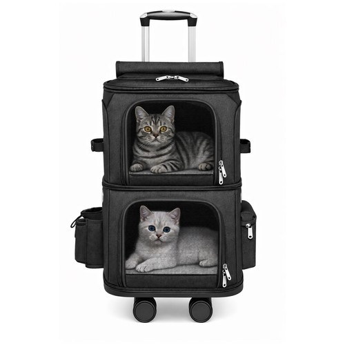 Pet carrier with wheels for - pet,