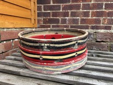 3 Wooden marching drum Bottom Drum Hoops In varying Conditions  14inch Approx