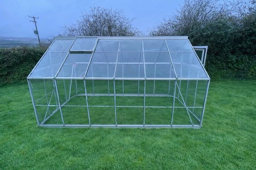 Aluminium glass greenhouse - aluminium, &