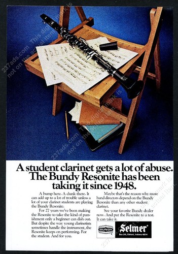 1976 selmer bundy resonite - bundy,