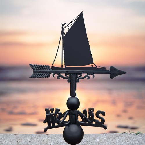 Norfolk wherry sail boat iron - sail,
