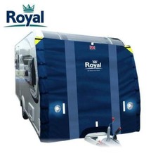 Royal Premium Caravan Front Towing Cover Protector Universal With LED Lights